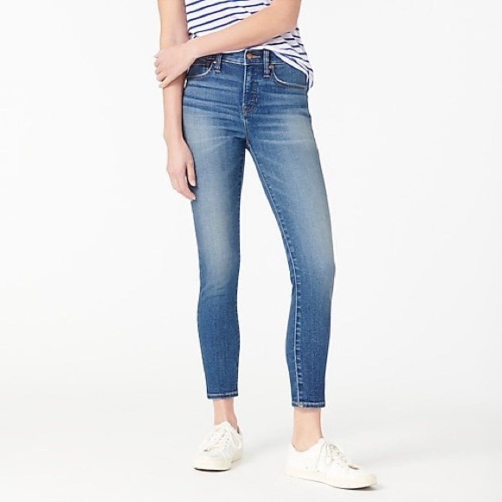 J. Crew Denim 9" High Rise Toothpick Jeans 26